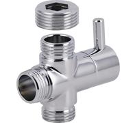 Inverseur de douche 3 voies Mâle 15x21 + adaptateur mâle 20x27 by Eurosanit
