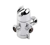 Inverseur De Douche à 3 Voies, Adaptateur De Pommeau De Douche 1/2" Pour Valve Montée Sur Bras De Douche, Salle De Bain