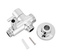 Inverseur de Douche de Salle de Bains G1 / 2" Monté sur Le Mur, vanne de Douche Ronde en cuivre, inverseur de pommeau de Douche