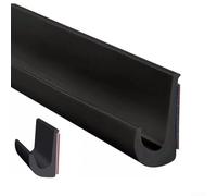 Inverseur de gouttière de toit autocollant de 5 m avec design en forme de J pour voitures, camping-cars, bateaux pour gérer le débit d'eau et maintenir l'état du véhicule