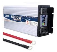 Inverseur de puissance d’onde sinusoïdienne Pure 5000W 6000W 7000W 8000W DC convertisseur 12V/24V/48V/60V à AC 110V/220V transformateur inverseur avec affichage couleur intelligent LCD,6000W-48Vto220V