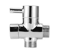 Inverseur de Robinet à 3 Voies, Valve de Bras de Douche de Salle de Bain en Alliage de Cuivre et de Zinc pour Pommeau de Douche à Main(G1/2)