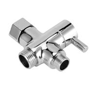 Inverseur de robinet à 3 voies, valve de robinet universelle en cuivre, inverseur de tuyau d'arrosage, pièces de douche de salle de bain pour pomme de douche à main, pomme de (Distributeur d'eau 3/8