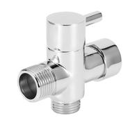 Inverseur de robinet à 3 voies, valve de robinet universelle en cuivre, inverseur de tuyau d'arrosage, pièces de douche de salle de bain pour pomme de douche à main, pomme de (Distributeur d'eau 7/8