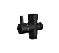 Inverseur de robinet de douche multifonction 3 voies G1/2 avec interrupteur de vanne d'arrêt et adaptateur en T