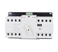 Inverseur de Source Automatique, NLQ4-125-4P 400V 125A Commutateur de Transfert Automatique à Double Alimentation Microrupteur ATS Commutateur de Puissance