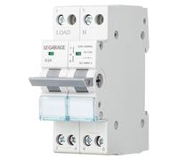 Inverseur de Source Manuel MTS 2P 63A Rail DIN | Sélection manuelle entre 2 sources avec position d’isolement, empêche leur couplage, montage sur rail DIN