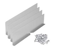 Inverseur D'eau De Pluie Sur Toit - Gouttière En Aluminium 40 X 9 Cm | Dispositif De Dérivation Anti-éclaboussures Avec Supports, Fondations De Protection Antirouille, Installation Facile, Empêche Les