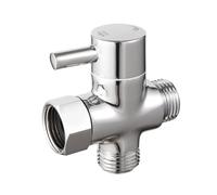 Inverseur Douche Adaptateur de commutateur de mode de vanne de dérivation de pommeau de douche réglable à 3 voies, connecteur en laiton G1/2 pouce, accessoires de salle de bain(A Type)