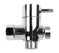 Inverseur Douche Adaptateur de dérivation de pommeau de douche à 3 voies G1/2, connecteur de robinet à trois fonctions, accessoires de salle de bain
