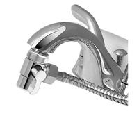 Inverseur Douche Adaptateur de robinet universel, séparateur, vanne dérivation, connecteur d'eau for évier cuisine et douche(Plastic)