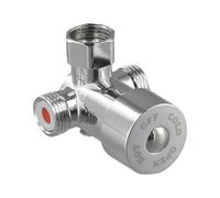 Inverseur Douche Robinet de mélange d'eau chaude et froide, mitigeur thermostatique, contrôle de la température, robinet de douche, chauffage réglable à trois voies