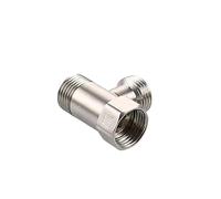 Inverseur Douche Vanne en T G1/2" for inverseur de toilettes, adaptateur en T, for bidet, douchette, raccord en acier inoxydable 304