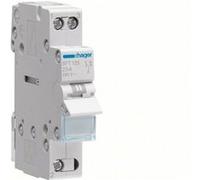 Hager Interrupteur inverseur modulaire SFT125 1 pôle 25A point commun amont I-0-II