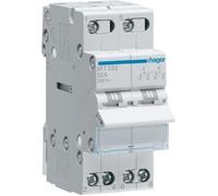 Hager Commutateur rotatif SFT240 1-0-2-2, 2 pôles, 40 A, 2 modules