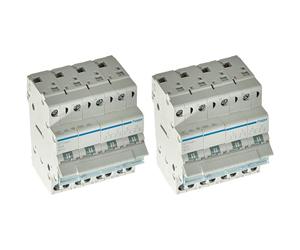 Inverseur modulaire Hager SFT440-40 A - A 4 pôles - Triphasé (Lot de 2)
