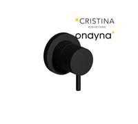 Inverseur triverde encastre complet 2 sorties black mat - CRISTINA ONDYNA TV68313