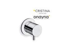 Inverseur triverde encastre complet 2 sorties chrome - CRISTINA ONDYNA TV68351