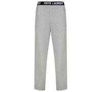 Inversion Cotton Lounge Pants in Light Grey Marl - Tokyo Laundry - S