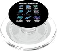 Invertébrés Marins Uniques pour Les Amateurs de Science des organismes Marins PopSockets PopGrip pour MagSafe