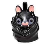 Inverted Bat Mug - Decorative Ceramic Drinkware, uniquue Headstand Gothic Water Cups, Hot Cold Beverage Novelty Coffee Steins, Ten Ounces Generous Liquid Holding - For Office School College Dorms