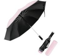 Inverted Umbrella,Automatic Folding Umbrella with 10 Ribs for Men and Women,Equipped with Flashlight,Anti Wind,Anti Storm,Diameter 105 cm.[V280]