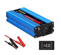 Inverter Convertisseur 4000W/5000W Onduleur Onde Sinusoïdale pour Convertisseur Haute Puissance Adaptateur Conversion Tension Prise UE(12V3000W220VEU)