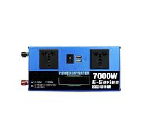 Inverter Convertisseur Kit D'énergie Solaire 800W Panneau Onduleur 7000W 12V/24V-110V/220V 100A Contrôleur Maison/Camping/RV Système Sauvegarde Énergie Réseau(Only Inverter 220V)