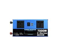 Inverter Convertisseur Kit Système Solaire 7000W avec Panneau 300W + Contrôleur 100A + Onduleur 12V/24V À 110V/220V pour Maison/RV/Camping(Only Inverter 110V)