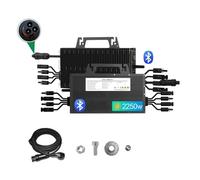 Inverter Convertisseur Micro-onduleur Photovoltaïque pour Balcon 2025 2250W avec WiFi Et Bluetooth 4 Voies MPPT Indépendant