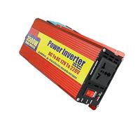 Inverter Convertisseur Onduleur Intelligent 1000W-3500W 12V 24V 48V À 110V 220V DC AC, avec Interface USB Unique Et Câble Pince Crocodile(2000W,24V,220V)