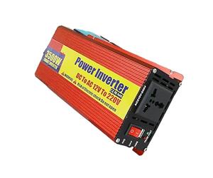 Inverter Convertisseur Onduleur Intelligent 1000W-3500W 12V 24V 48V À 110V 220V DC AC, avec Interface USB Unique Et Câble Pince Crocodile(1500W,24V,220V)