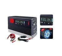Inverter Convertisseur Onduleur Puissance 12V 24V À 220V 1000W Écran LCD Prise UE Solaire USB Type-c Charge Rapide pour Téléphone Ordinateur Portable Voiture(DC12V Rated 1000W)