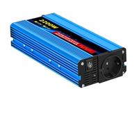 Inverter Convertisseur Onduleur Sinusoïdal Pur 2500 W/3500 W/4500 W/5000 W DC 12 V/24 V vers AC 220 V/230 V Convertisseur Tension Adaptateur Charge Prise UE(12V2200W 50HZ EU)