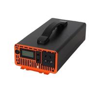 Inverter Convertisseur Solaire 800W 1000W 2000W Onduleur Sinusoïdal Pur Transformateur Puissance pour Voiture 12 V 24 V 48 V 60 V 72 V Convertisseur Tension(72v,220V 60HZ Uni,Orange 2KW)