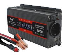 Inverter, entrée DC 12V, sortie AC 110V/220V, sortie USB, 2000W 12V 50hz
