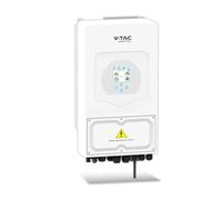 Onduleur photovoltaïque monophasé, hybride On-Grid/Off-Grid, Certifié CEI 0-21, écran LCD tactile couleur, compteur intelligent intégré, WiFi et TA inclus, garantie 10 ans, IP65 (6 KW)
