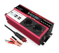 Inverter Onduleur 3000 W 4000 W pour Voiture Camping-Car Bateau 500 W 800 W DC 12 V 24 V vers 120 V 220 V Prise UE États-Unis Royaume-Uni Prise Mondiale Convertisseur Tension(500W-3000W EU)