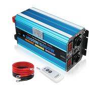 Inverter Onduleur Sinusoïdal Pur 3000 W/6000 W DC12 V DC24 V AC220 V-240 V pour Extérieur, Télécommande, Affichage LED Convertisseur Tension(DC12V)