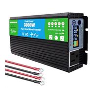 Inverteur D'onde Sinusoidale Pure, Convertisseur D'alimentation AC 12V 24V 48V 60V 72V À DC110V 220 V Avec 1 Prise Et Écran LCD Pour RV, Camion, Bateau, Camping Et Maison (3000W),72V TO 110V