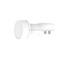 Inverto 5277 IDLP-WDB01-00PRO-OPP LNB Single Wideband 40 mm avec Ports horizontaux/verticaux, LO 10,40 GHz (UE) Blanc