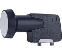inverto IDLB-TWL410-OPN Double LNB (Twin LNB, 40mm), Tête universelle, Blanc, Noir