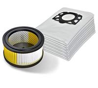 Invest 10 Sacs Aspirateur + Filtre Compatibles Kärcher WD 4, 5, 4.200, 5.999 & 6.414-960.0 - Sacs Filtre Haute Qualité pour Aspirateur Eau et Poussière