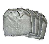 Invest 5 Filtres Textiles Lavables Compatibles Bosch AdvancedVac 20, UniversalVac 15 - Filtre Moteur de Remplacement Gris pour Aspirateur Eau et Poussière/Aspirateur Industriel