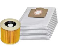 Invest 5 sacs aspirateur avec filtre remplacement pour Kärcher MW 3 série WD3, A, 6.959-130