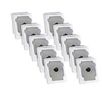Invest Lot de 10 sacs d'aspirateur compatibles avec iRobot Roomba i7, i7+, i7 Plus, s9, s9+, s9 Plus, E5, E6, E7, Romba, pièces de rechange iRobot, kit de rechange pour aspirateur robot iRobot Roomba
