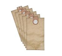 Invest - Lot de 10 sacs filtrants pour Metabo ASR 2025, Bosch GAS 25, AEG RSE 1400, Starmix AS ARD 1225, AEG RSE 1400, HAMACH HMV 6L, Hitachi RNT 1225 - Marron