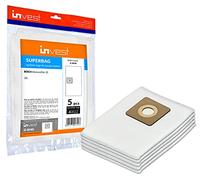 Invest Lot de 5 Sacs Aspirateur Remplacement Compatible Bosch AdvancedVac 20, UniversalVac 15 - Sacs Filtrants Haute Qualité pour Aspirateur Humide & Sec