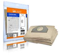 Invest - Lot de 5 sacs d'aspirateur Kärcher: 2701, 2701 TE, 2731, 3011, 6.904-051, K 2001, K 2701, K 2701 TE, WD 3, WD 3 Battery Premium Set - Marron