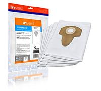 Invest Lot de 5 sacs d'aspirateur pour GRAPHITE 1500W, Macallister Mac 1400-030L, Parkside PNTS